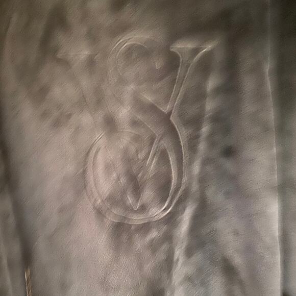 Victorias Secret Black Plush Robe Womens XL Soft Velour Tie Waist - Picture 6 of 7